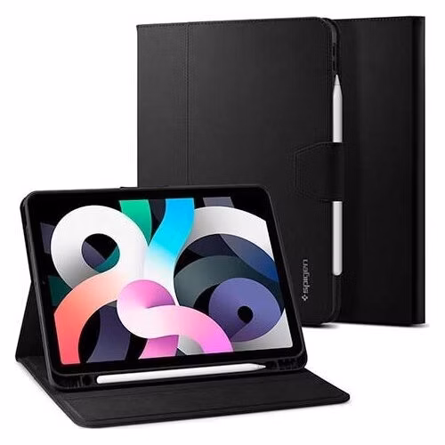 Spigen puzdro Liquid Air Folio Case pre iPad Air 11" M1/M2/M3 – Black