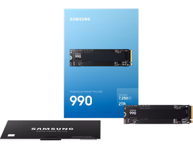 Samsung SSD 990 Series 1TB M.2 PCIe, r7150MB/s, w6450MB/s