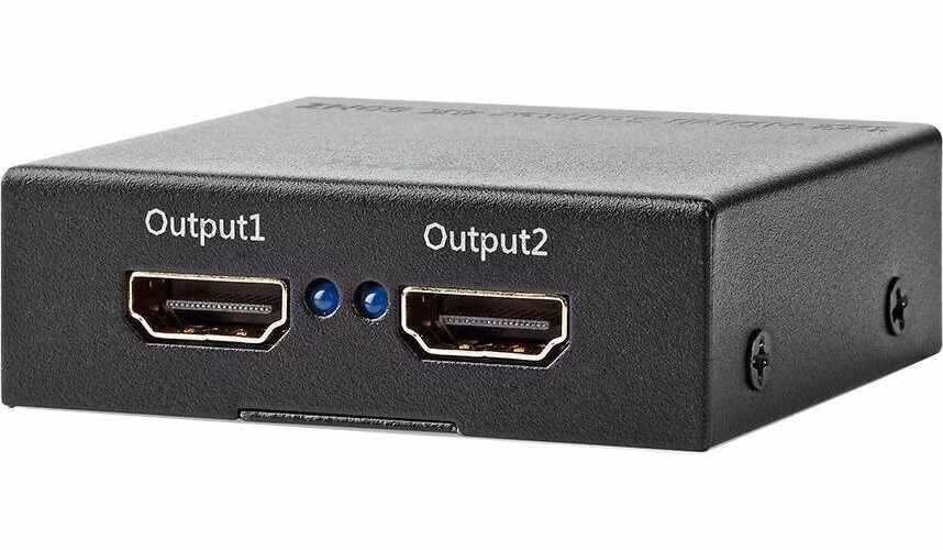 Nedis VSPL3472AT - HDMI Rozbočovač | 2 Porty port(s) | Vstup HDMI ™ | 2x výstup HDMI ™ | 4K@60Hz | 18 Gbps | Kov | černý