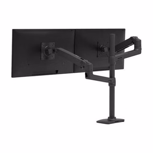 ERGOTRON LX Dual Stacking Arm, Tall Pole, Matte Black ,stolní ramena pro 2 lcd. max. 40", flexibilní , černé