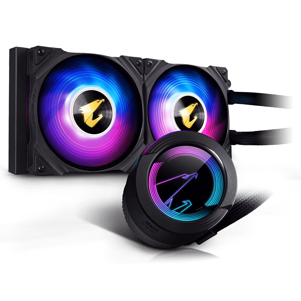 Gigabyte AORUS AIO liquid cooler CPU WATERFORCE 240