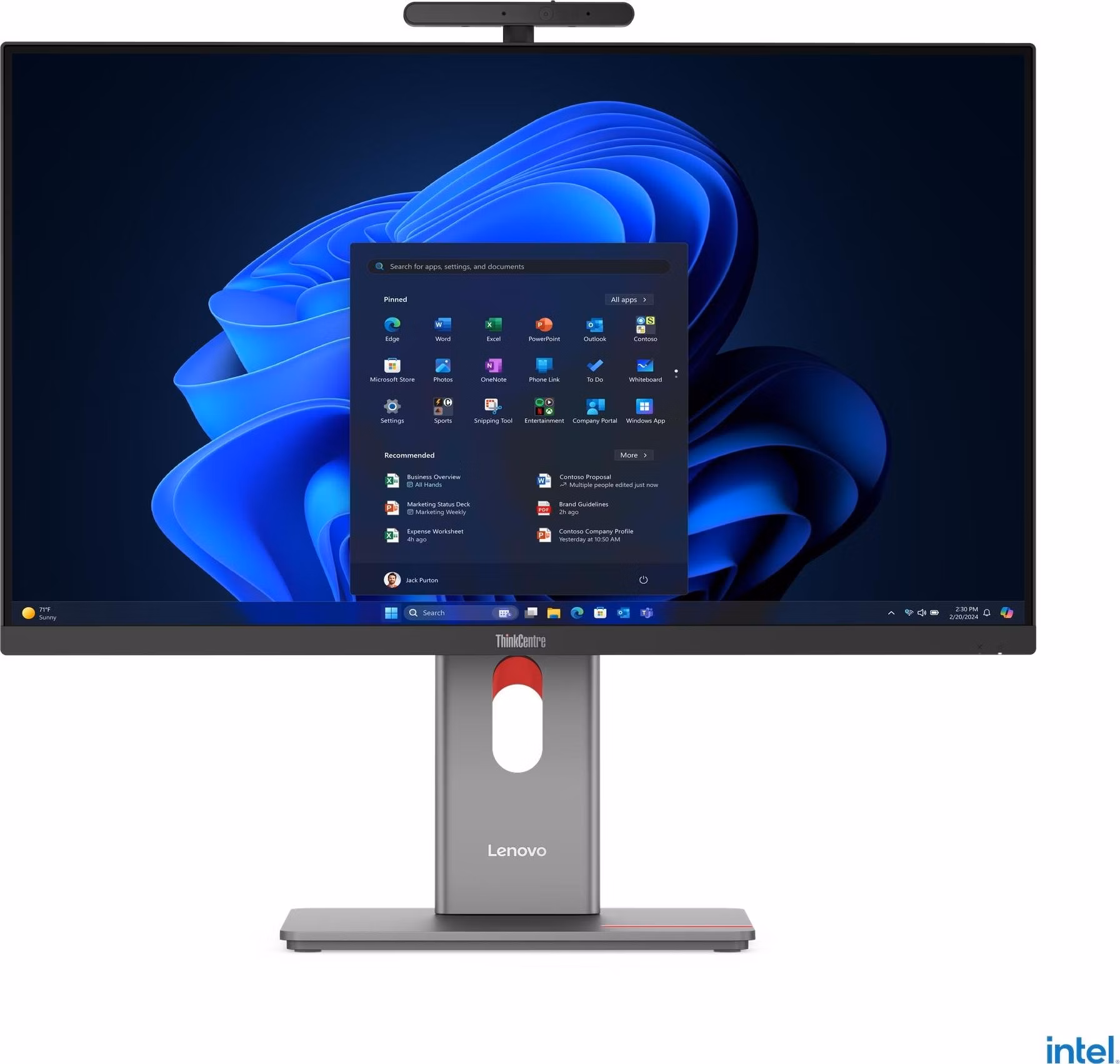 LENOVO ThinkCentre M90a Pro G6 AIO Ultra5 225 16GB 512GB-SSD 27"QHD IPS IntelGraphics Win11Pro Black