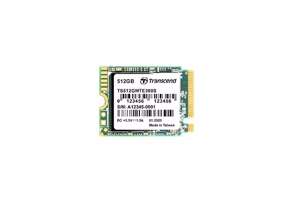TRANSCEND SSD 300S 1TB, M.2 2230,PCIe Gen3x4, NVMe, 3D TLC, DRAM-less