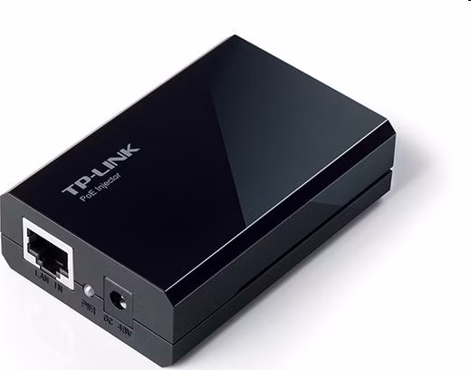 Omada PoE Injector Adapter PORT: 1× Gigabit PoE Port, 1× Gigabit Non-PoE Port SPEC: 802.3af Compliant, Data and Power Ca