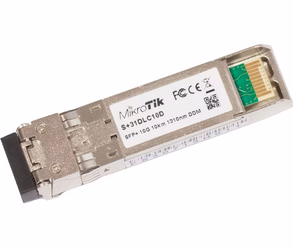 MikroTik S+31DLC10D SFP+ optický modul , SM,10km, 10G, 1310nm