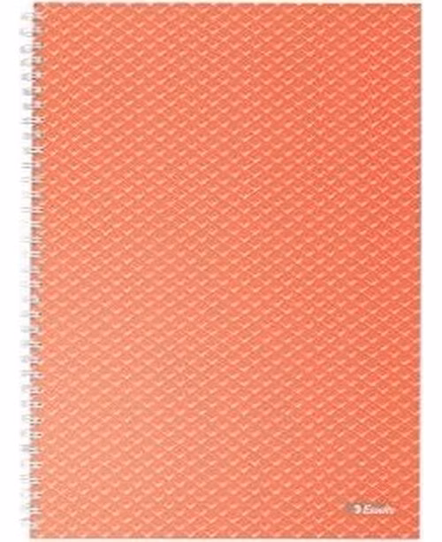 Esselte blok Colour'Breeze A4 linka, korálový