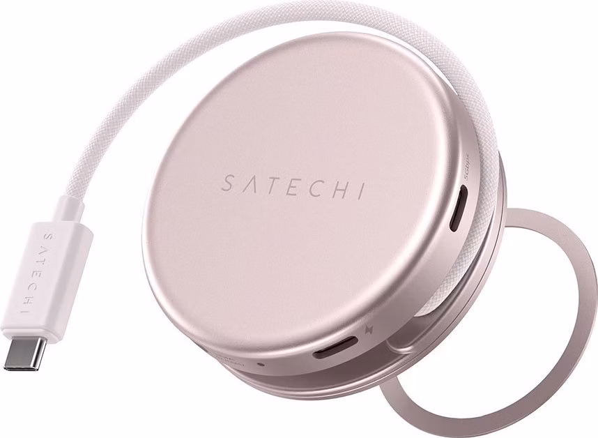 Satechi USB-C Hub OntheGo 5-in-1 Multiport Adapter - Blush