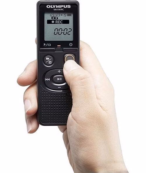 Olympus OM Digital VN-541PC black (4GB) with Alkaline Battery, microUSB Cable