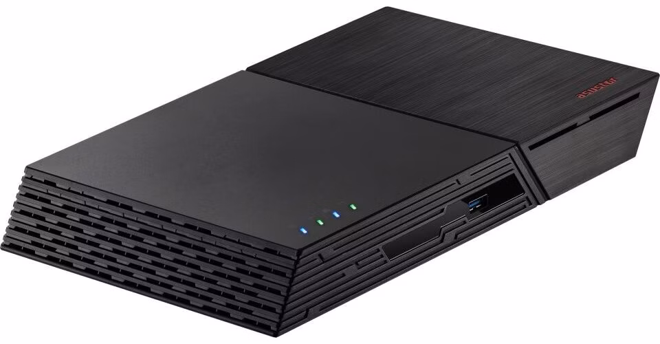 Asustor Flashstor 6 FS6706T 6 Bay NAS, Quad-Core 2.0GHz, Dual 2.5GbE Ports, 4GB RAM DDR4, Six M.2 SSD