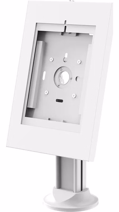 Neomounts DS15-640WH1 / desk grommet, lockable tablet casing for Apple iPad, PRO, Air &amp; Samsung Galaxy Tab / White