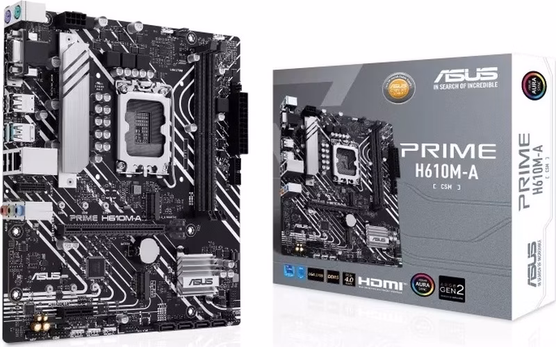 ASUS MB Sc LGA1700 PRIME H610M-A-CSM, Intel H610, 2xDDR5, 1xDP, 1xHDMI, 1xVGA, mATX