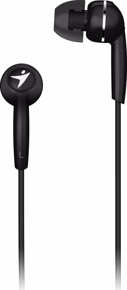 Genius HS-M320 černý, Headset, drátový, do uší, mikrofon, 3,5mm jack 4 pin, černý