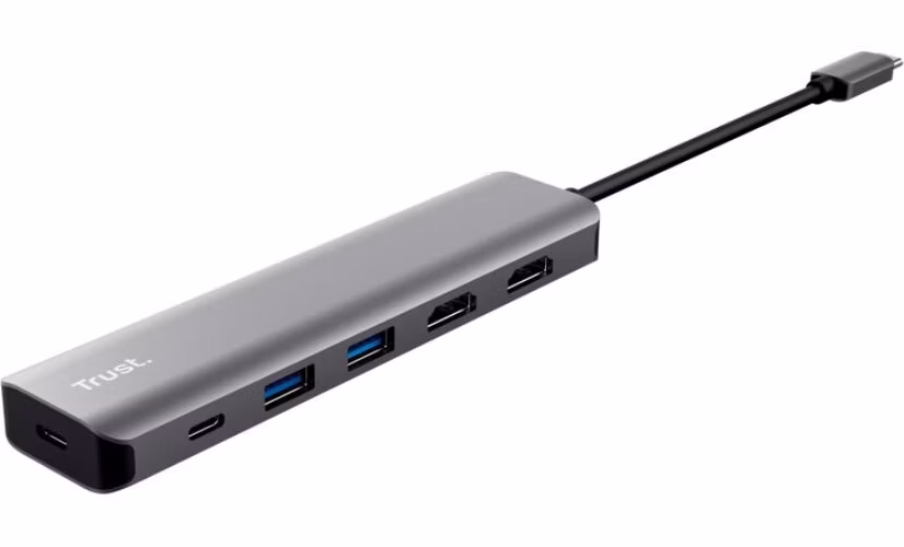 TRUST Rozbočovač Dalyx 6-in-1 USB-C Multiport Adapter