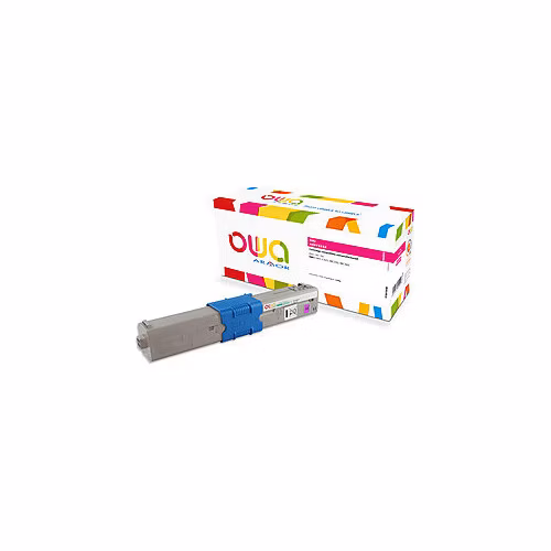 OWA Armor toner pre OKI C301, C321, MC332, MC342, 1500p, 44973534, červená/purpurová