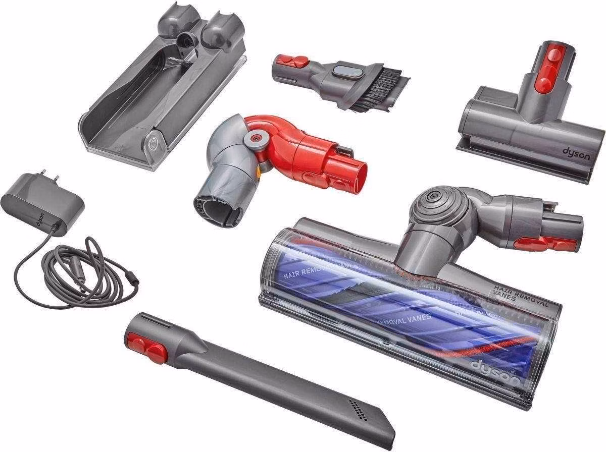 Dyson V10 Absolute 2023 akumulátorový vysavač, tyčový, cyklónový, HEPA filtr, 3 úrovně sání, LED indikátory
