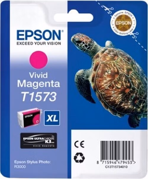 EPSON cartridge T1573 vivid magenta (želva)