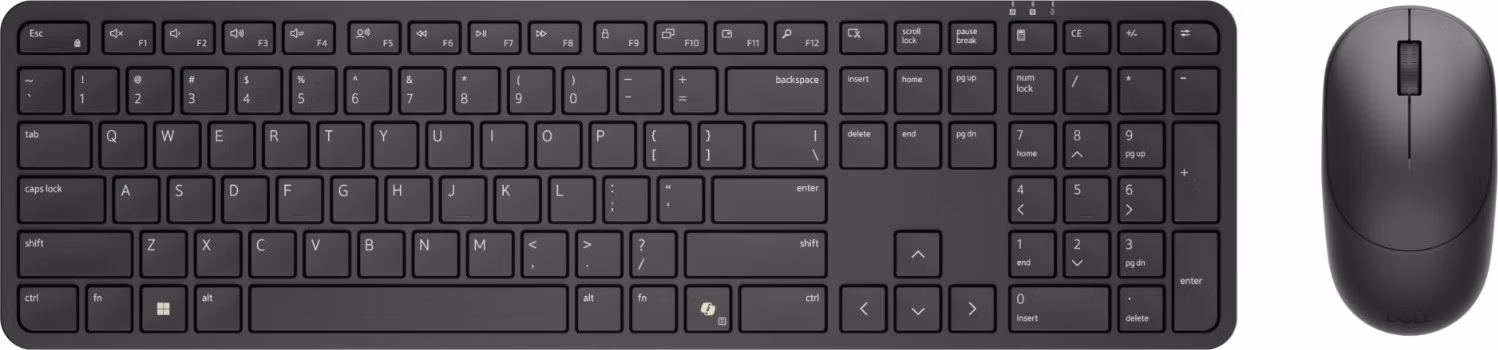 DELL KM526 bezdrátová klávesnice a myš CZ/SK/ česká/slovenská - černá