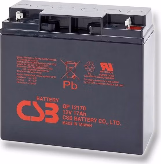 CSB Pb záložní akumulátor VRLA AGM 12V/17Ah (GP12170)