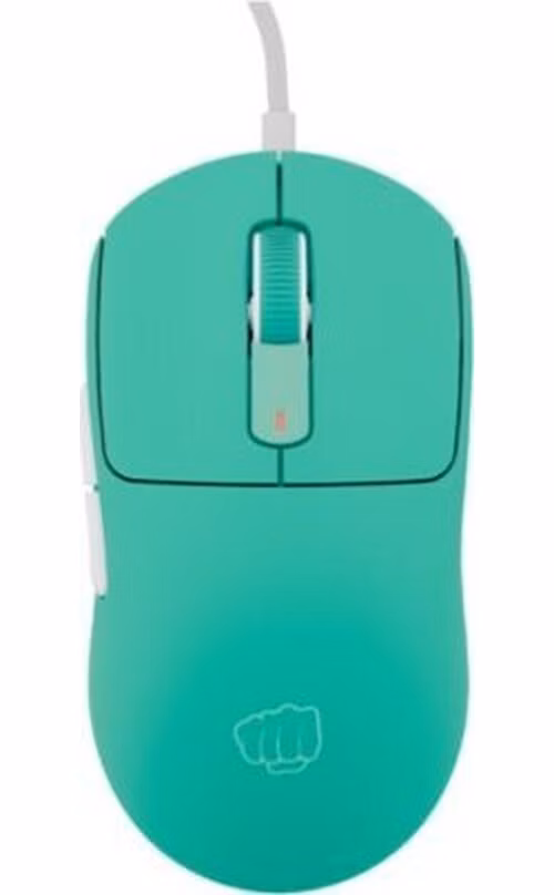 Fury Herní myš Tanto T4, herní, 12000DPI, USB, optická, drátová, RGB, 7 tlačítek, kabel délka 1,8m, tyrkysová