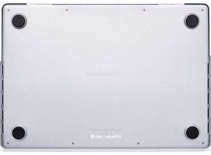 Pipetto kryt Hardshell Dots Case pre Macbook Neo - Frosted Clear