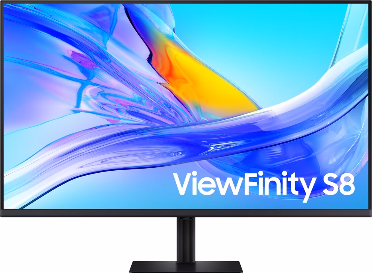 SAMSUNG MT LED LCD monitor 37" ViewFinity S8 (S80UD) VA,3840x2160,5ms,350cd/m2,3000:1,DP,HDMI,3xUSB,USB-C,RJ45,Pivot