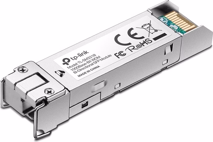 Gigabit Single-Mode WDM Bi-Directional SFP Module SPEC: LC Connector, TX:1310nm/RX:1550nm, Single-mode, 2km