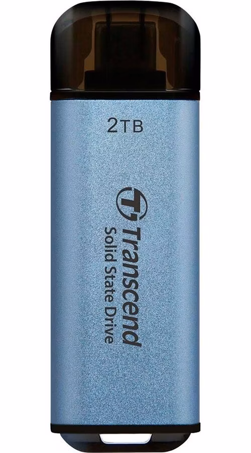 Transcend SSD 2TB ESD300 USB 3.2 Gen 2x1 - Sky Blue