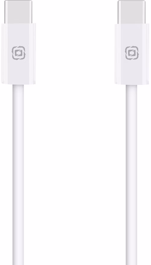 OBAL:ME Super Fast USB-C/USB-C Pletený kábel 100W 1m White