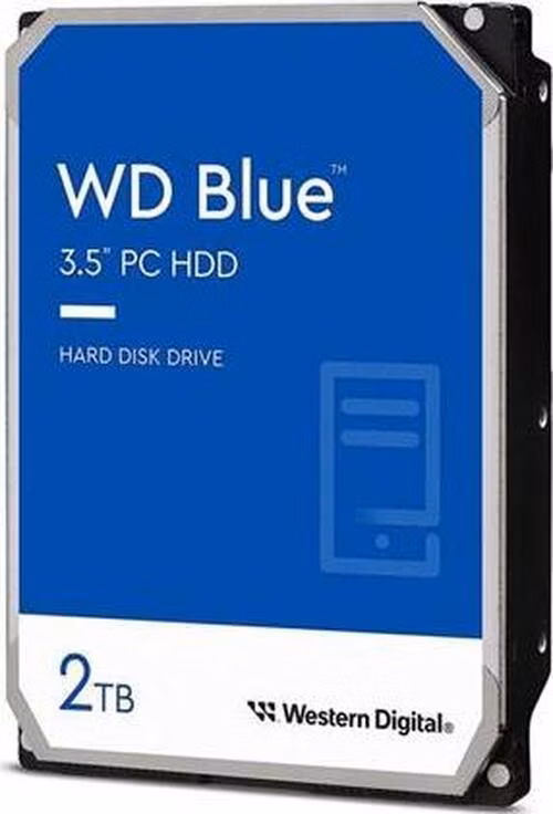 WD Blue/2TB/HDD/3.5"/SATA/5400 RPM/2R
