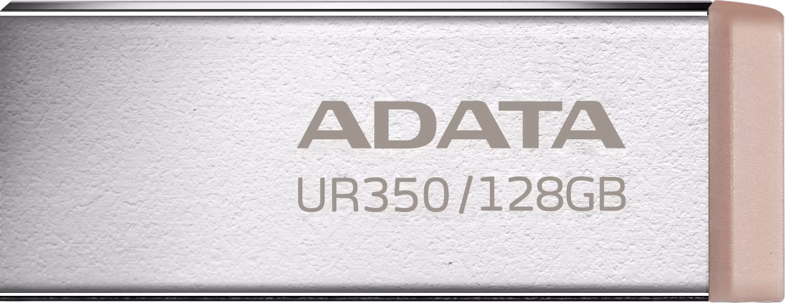 ADATA Flash Disk 128GB UR350, USB 3.2 Dash Drive, kov hnědá