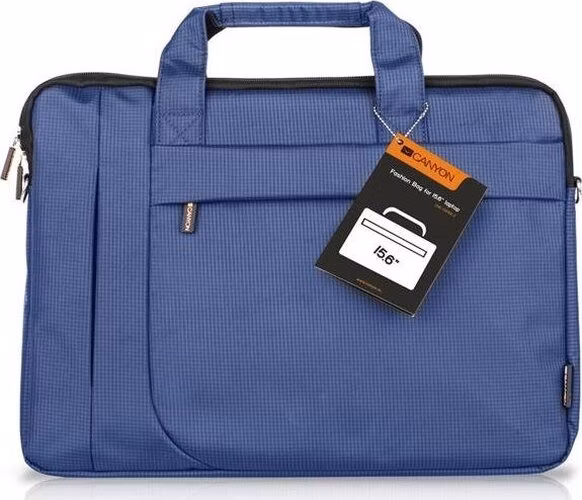 Canyon B-3, štíhla taška na notebook do veľkosti 15.6", modrá