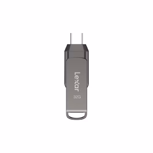 Lexar JumpDrive Dual Drive D400 Type-C/Type-C &amp; Type-A, up to 100MB/s read (USB 3.1) 32GB