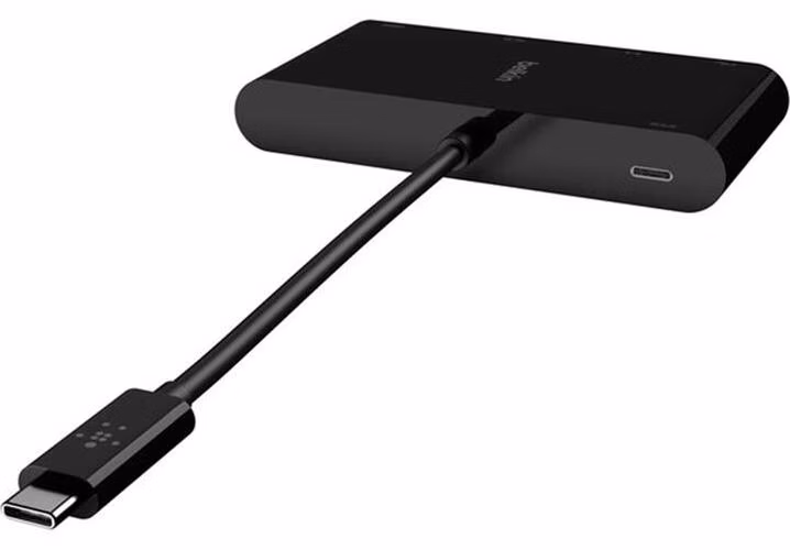 Belkin USB-C 5-in-1 Hub Plus 100W - Black