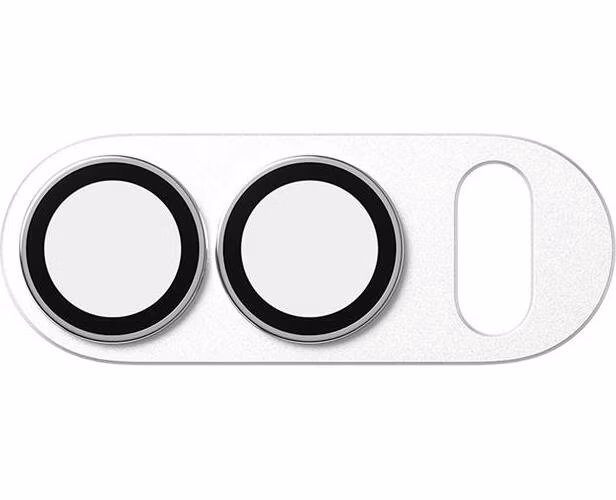 PanzerGlass Fender Camera Protection pre iPhone Duo - Silver