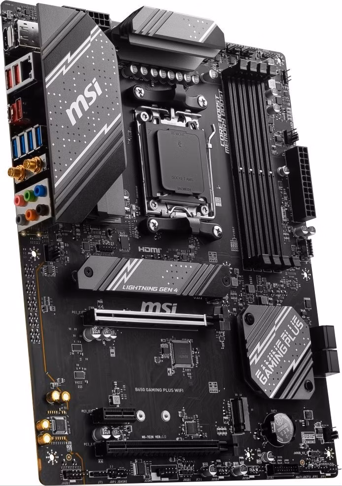 OPRAVENÉ - MSI B650 GAMING PLUS WIFI / AMD B650 / AM5 / 4x DDR5 / 2x M.2 / HDMI / DP / USB-C / WiFi / ATX