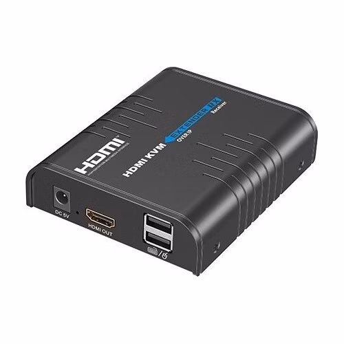 XtendLan HDMI přenos po LAN, pouze přijímač, UDP/Multicast, 100Mbps@1080p, přenos USB, funkce KVM