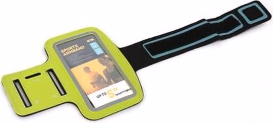 PLATINET sportovní popruh na paži pro smartphone, zelený