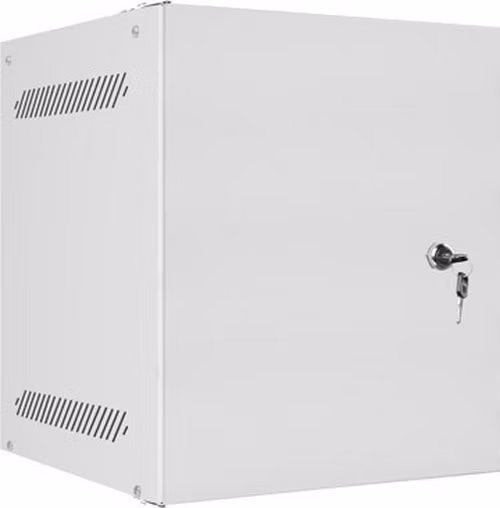 LANBERG RACKOVÁ SKŘÍŇ 10" PRO MONTÁŽ NA STĚNU 6U/280X310 PRO VLASTNÍ MONTÁŽ S KOVOVÝMI DVEŘMI ŠEDÁ (PLOCHÉ BALENÍ)