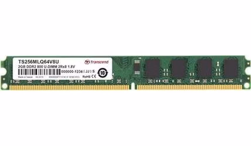 Transcend DDR2 2GB DDR2 800 U-DIMM 2Rx8