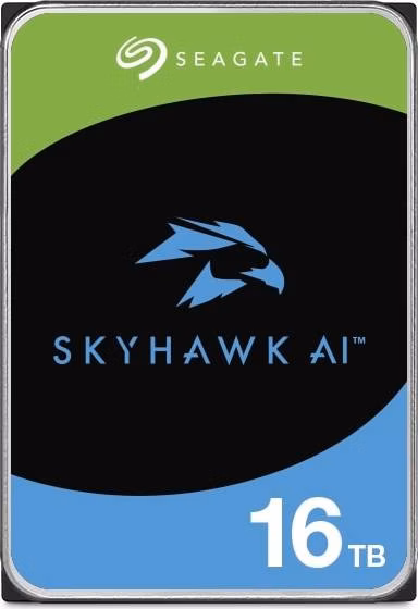 Seagate SkyHawk AI 16TB HDD / ST16000VE004 / Interní 3,5" / SATA 6Gb/s / 512MB
