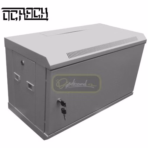 OCRACK 19" OCC-9U-P-3 rozvaděč nástěnný 9U/300mm plechové dveře