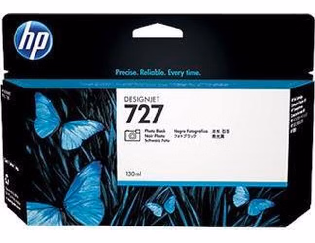 HP cartridge B3P23A (727) foto černá pro DesignJet - 130ml