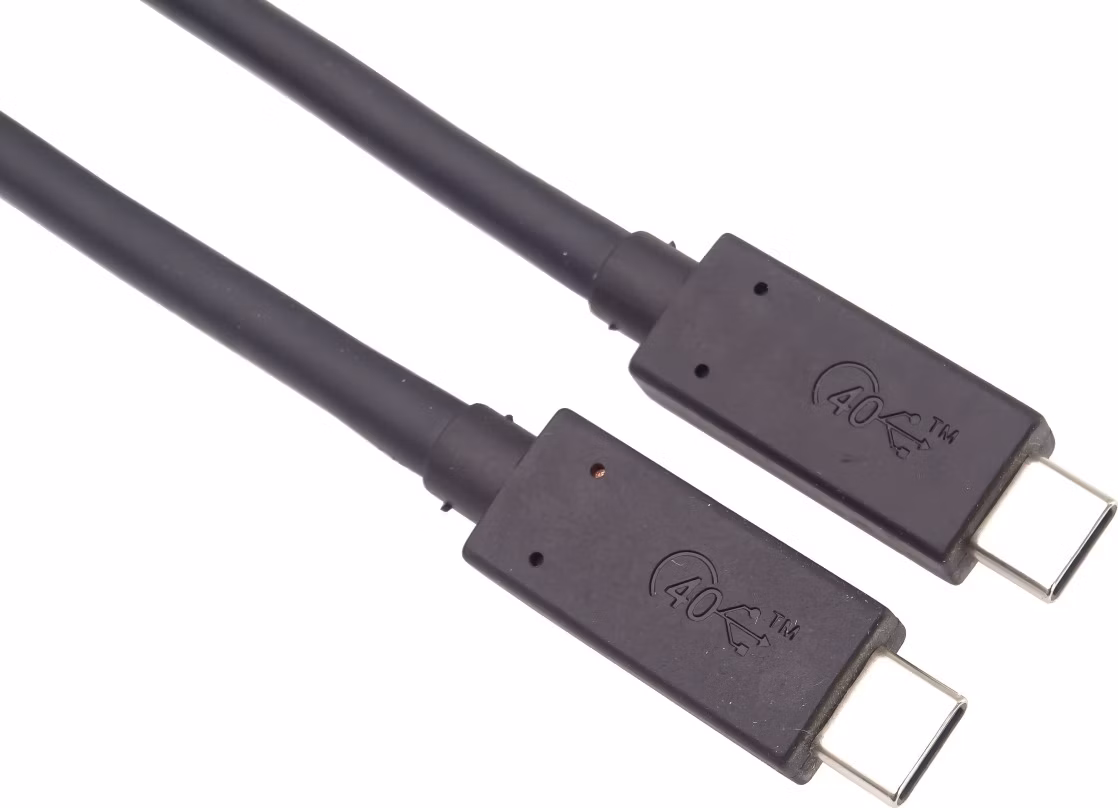 PremiumCord USB4™ 40Gbps 8K@60Hz kabel Thunderbolt 3 délka: 1,2m