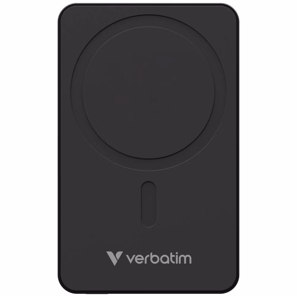 VERBATIM Powerbanka Charge 'n' Go Essentials, Magnetická, 20000 mAh, USB-C, Černá