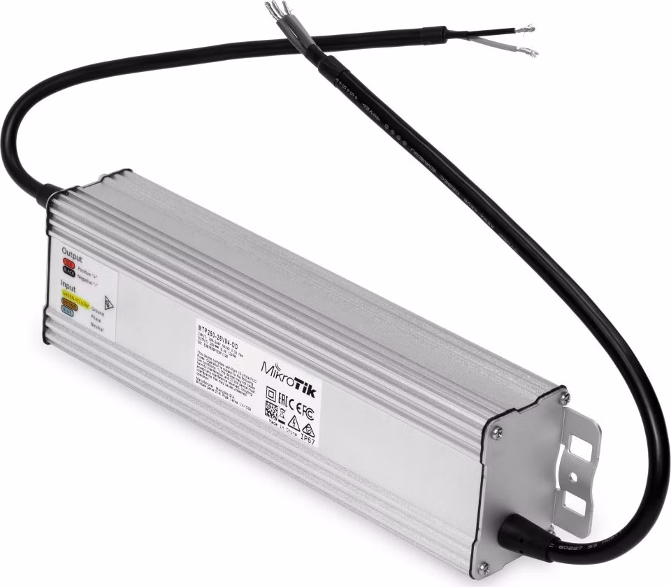 MikroTik Napájecí venkovní zdroj 26 V, 250W pro řadu netPower