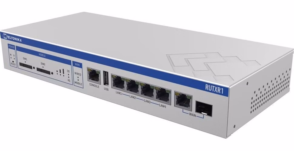 Teltonika ENTERPRISE RACK-MOUNTABLE SFP/LTE ROUTER - RUTXR1