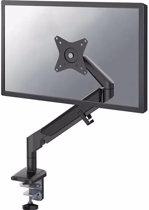 Neomounts DS70-810BL1/Držák displeje/na stůl/17-32"/svorka/VESA 100X100/nosn. 9kg/plyn. píst/ultra tenký/1 disp/černý