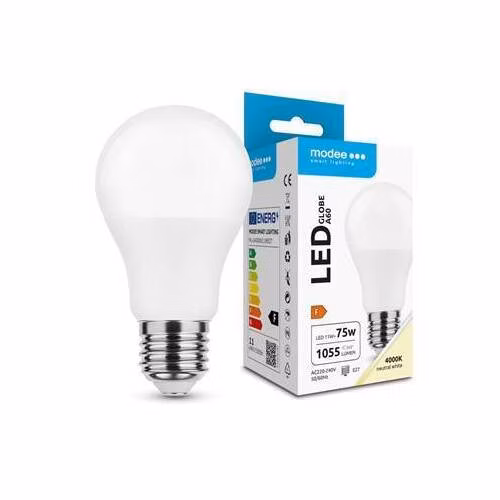 Modee E27 11W A60 LED studená 4000K