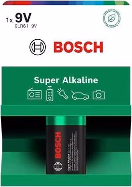 Bosch 6LR61SA1B/00 Super Alkaline 9V (Blistr 1 ks)