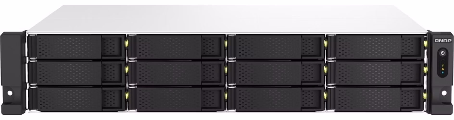 QNAP TS-1264U-RP-8G (4core 2,9GHz, 8GB RAM, 12x SATA, 2x 2,5GbE, 1x PCIe, 1x HDMI, 4x USB, 2x zdroj)